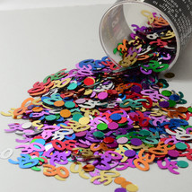 Number 30 and Circles Multicolor Confetti Bag 1/2 Oz FREE SHIPPING CCP9002 - $4.99+
