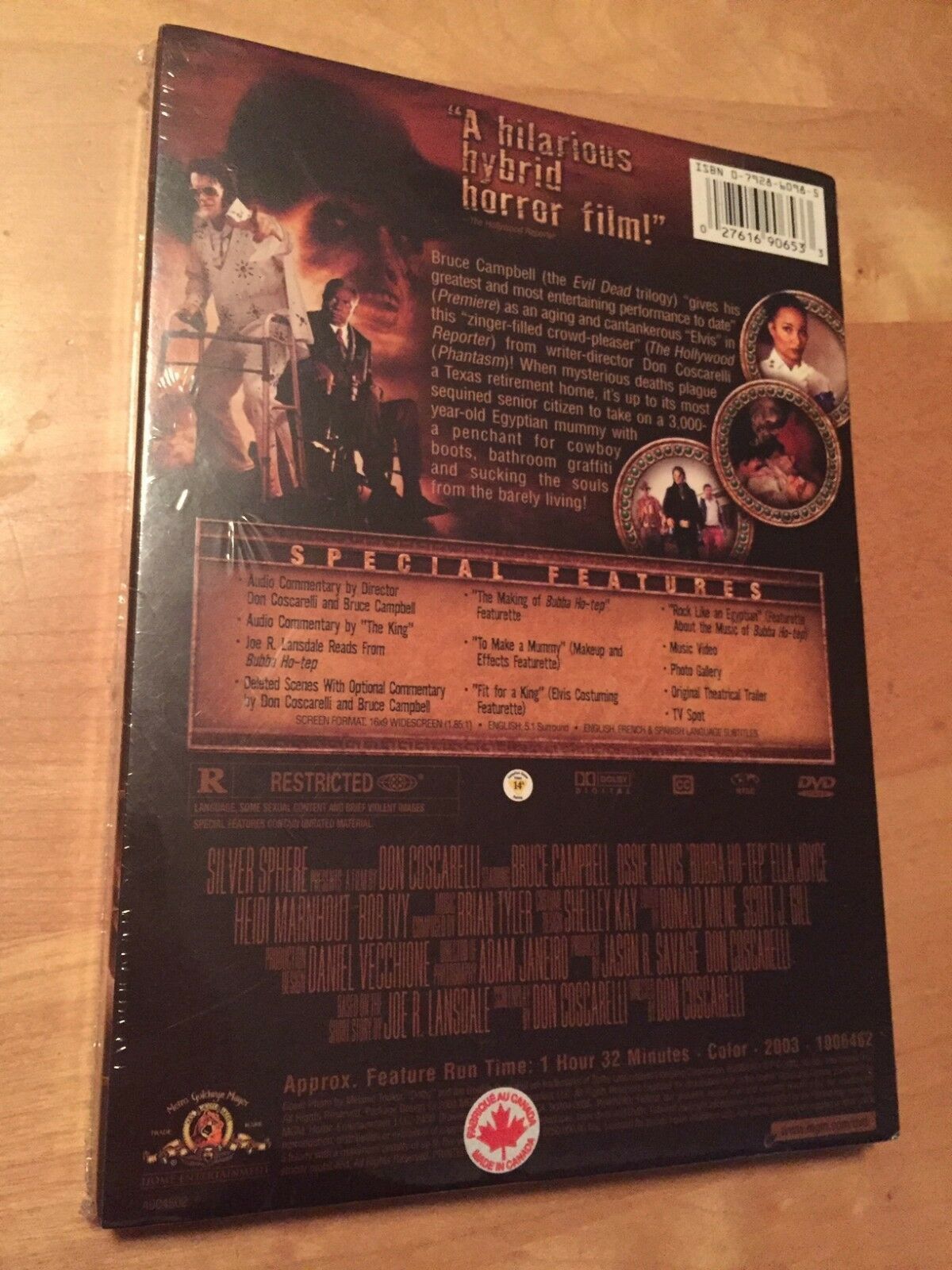 BUBBA Ho-Tep Collector's Edition (DVD, 2004) BRAND NEW & FACTORY SEALED ...