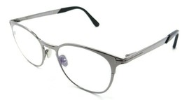 Tom Ford Eyeglasses Frames TF 5732-B 014 50-19-145 Ruthenium / Blue Block Lens - $121.52