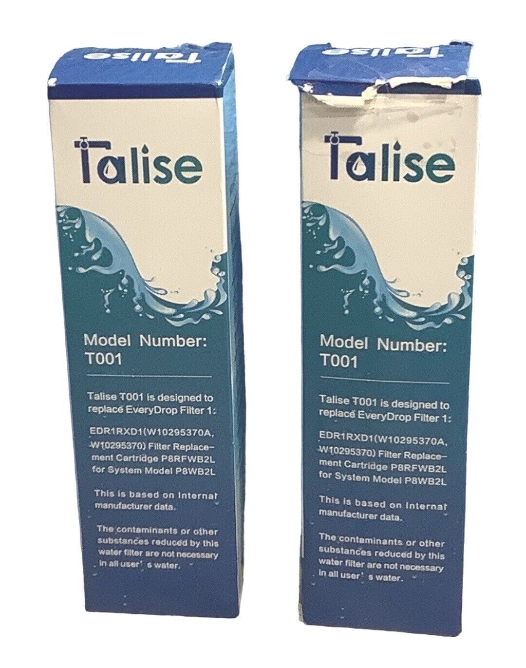 Talise T001 Replacement Refrigerator Water Filter System Model P8WB2L 2