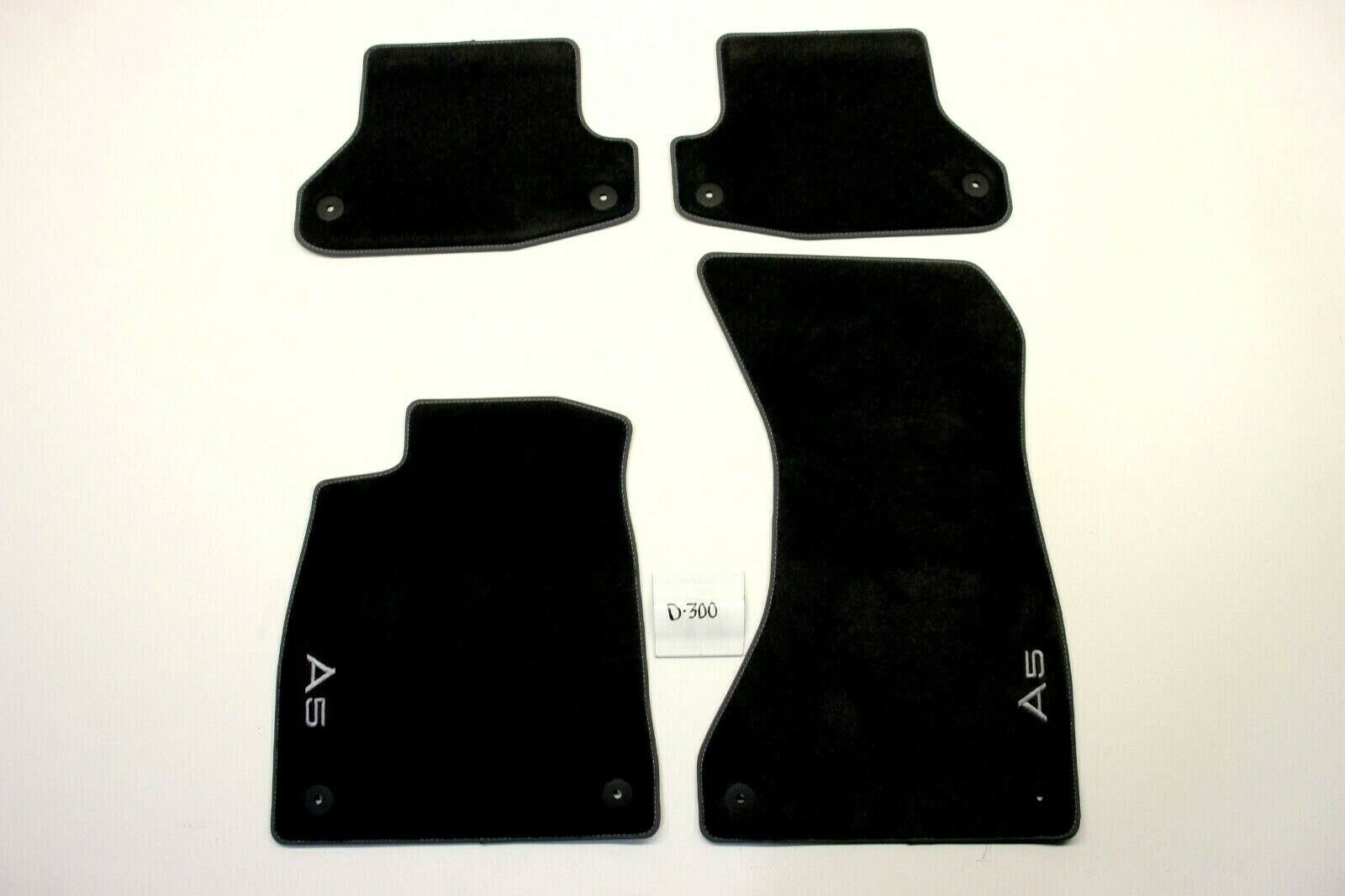 New OEM Genuine Audi A5 S5 Black Floor Mats Front Rear 20182021 Coupe