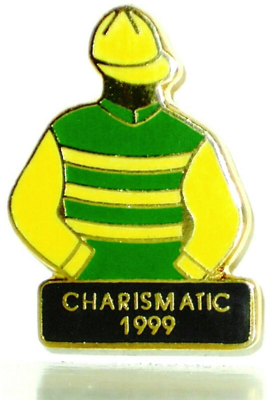 1999 CHARISMATIC Kentucky Derby Jockey Silks Pin Horse Racing