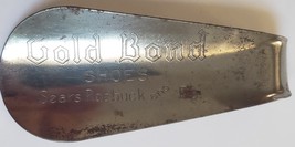 Vintage Gold Bond Shoes at Sears Roebuck and Co. Metal Shoe Horn 1960s - $5.95