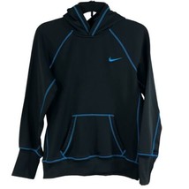 Nike Youth Boys Medium Therma-Fit Hoodie Pullover Long Sleeve Black Hood... - $14.82