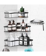 EACHPAI Corner Shower Caddy with Hooks and Soap Dish Adhesive No Drillin... - $42.56