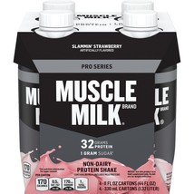 12pks 11 oz/Pack Muscle Milk Pro Series Strawberry Ready to Drink Protei... - $89.00