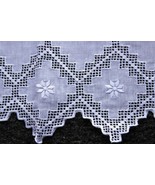 6 Pcs 14x22&quot; Fine Linen Hemstitch Embroidered Embroidery Lace Guest Towe... - $64.17