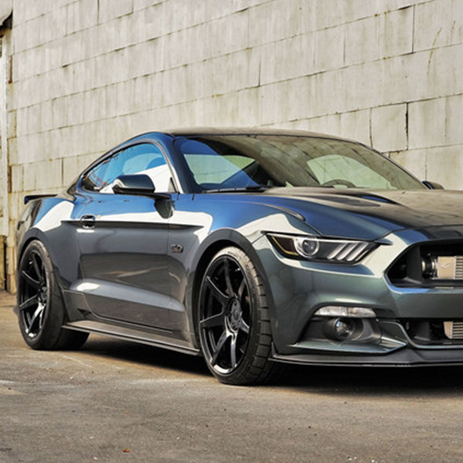 Project 6GR SEVEN 20x10 Gloss Black Concave Wheels for S550 Mustang GT ...