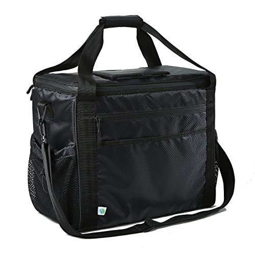 Fit & Fresh Insulated Extra Large Soft Cooler Lunch Bag, 30 Can ...
