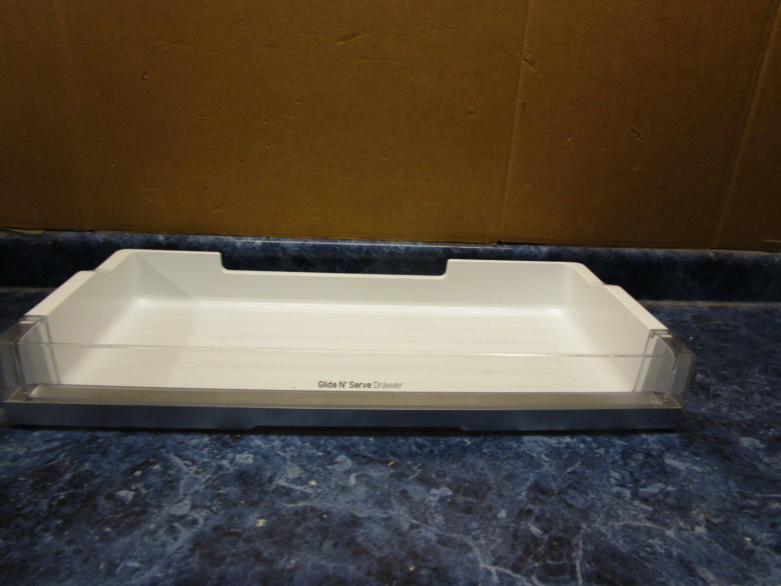 LG REFRIGERATOR GLIDE N SERVE DRAWER SMALL LETTERS PART AJP73314427