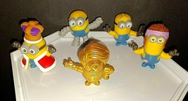 Lot of 5 Minions Rise of Gru McDonalds Despicable Me 2019 - 1 Rare Gold figure - $8.80