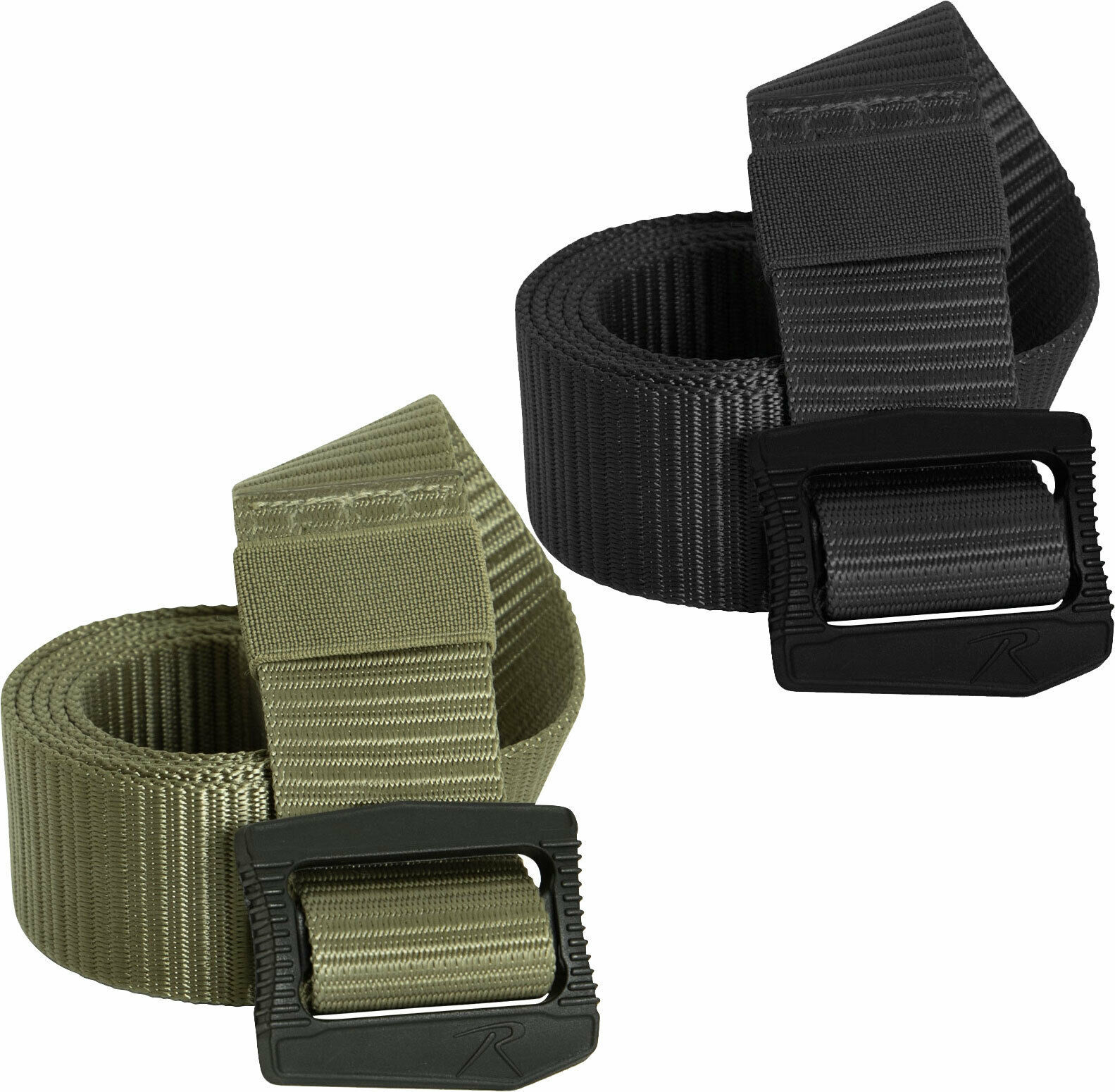 Tactical Deluxe BDU Belt Deluxe Nylon Airport Friendly Plastic Belt