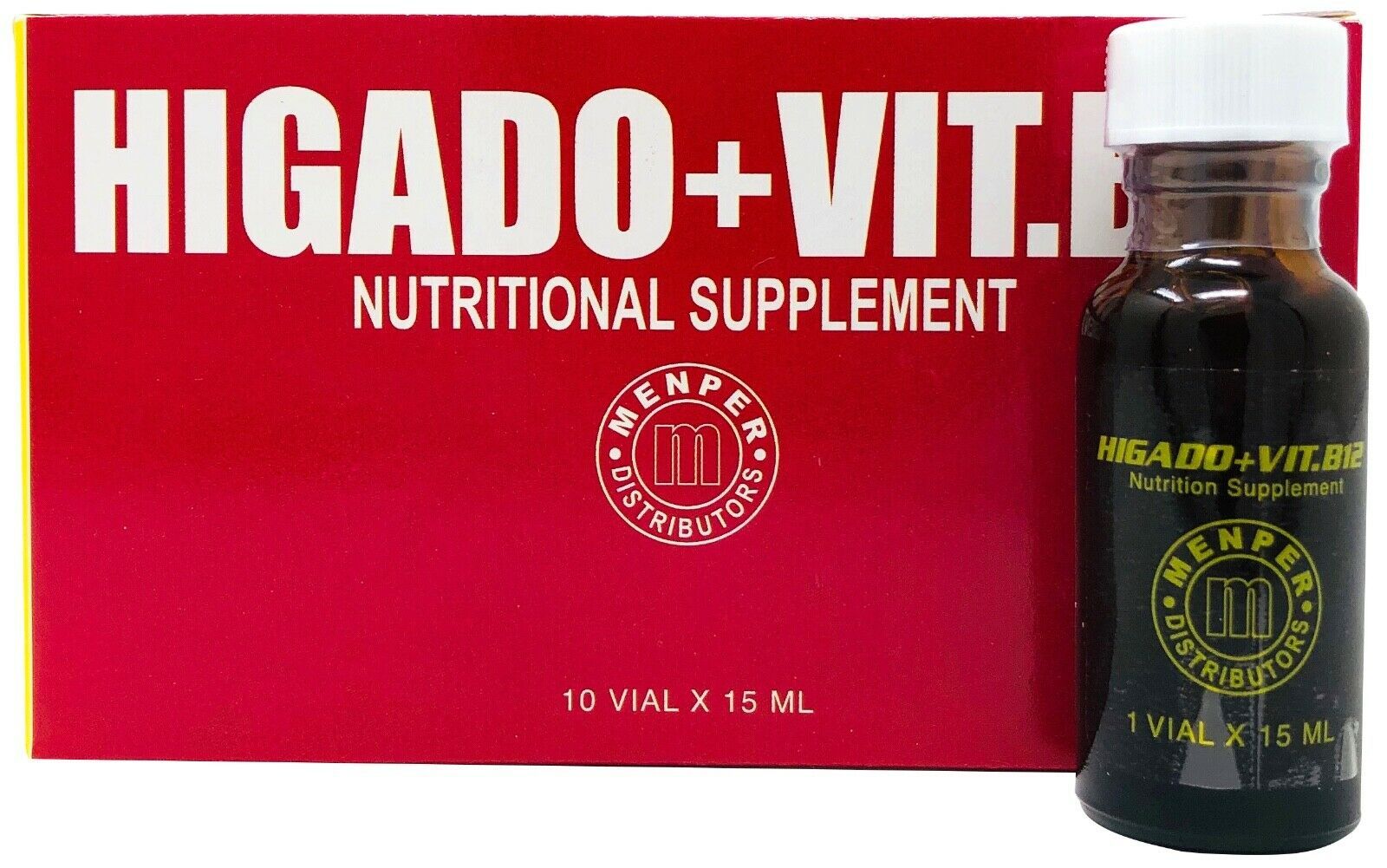 Higado + B12 / Liver Concentrate and B12 Nutritional Vitamin Anemia Support Vitamins & Minerals