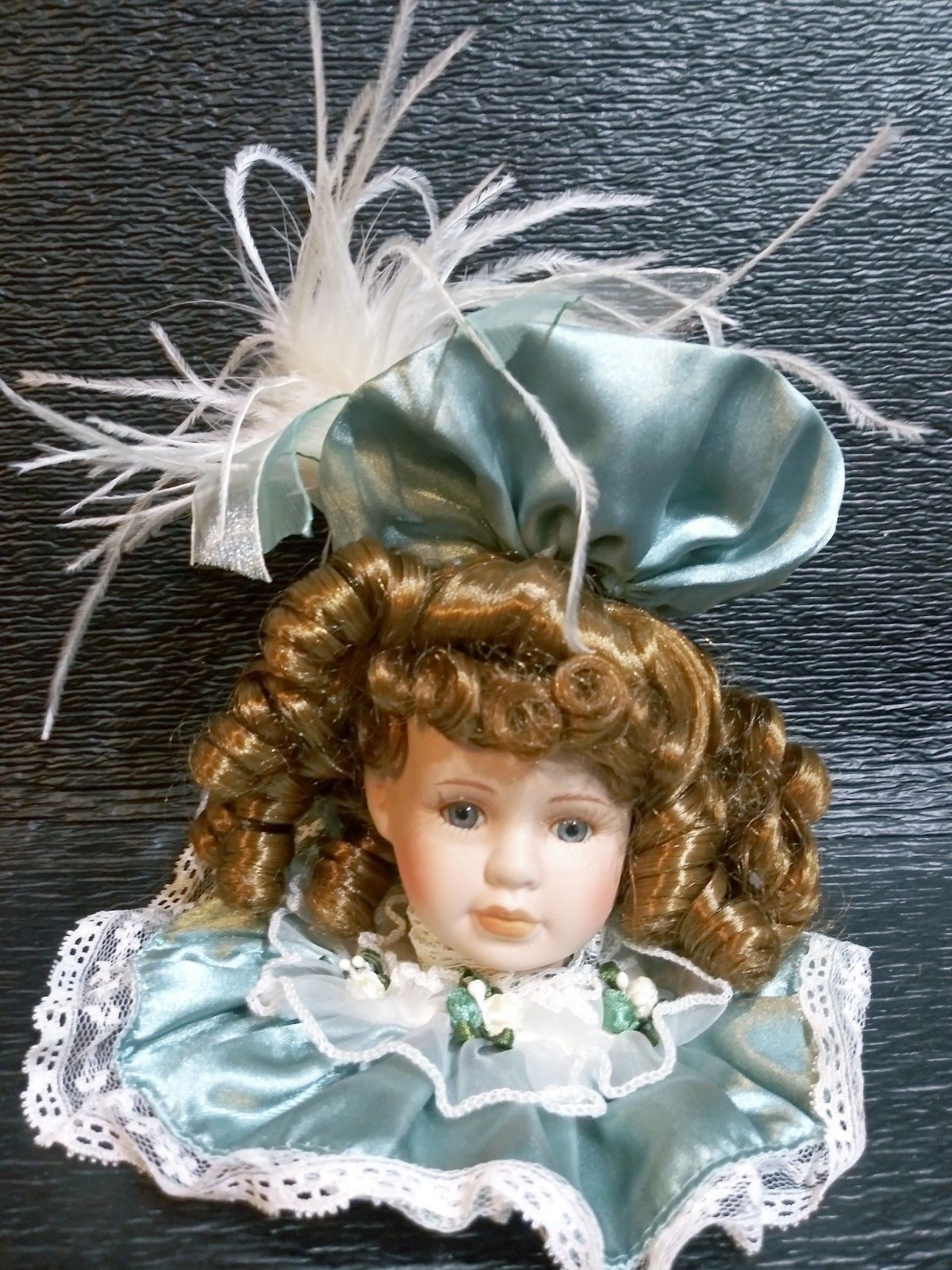 porcelain doll head and hands set