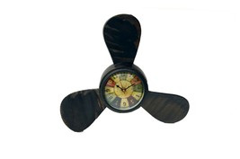 Metal Industrial Exhaust Fan Home Decor Antiqued Vintage Wall Clock  - $139.89