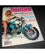 SUPER CYCLE Motorcycle MAGAZINE June 1991 Builder Rick Doss Helmet Laws ... - $13.99