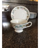 FINE CHINA JAPAN 6701 VINTAGE CUP AND SAUCERS (3) - $7.20