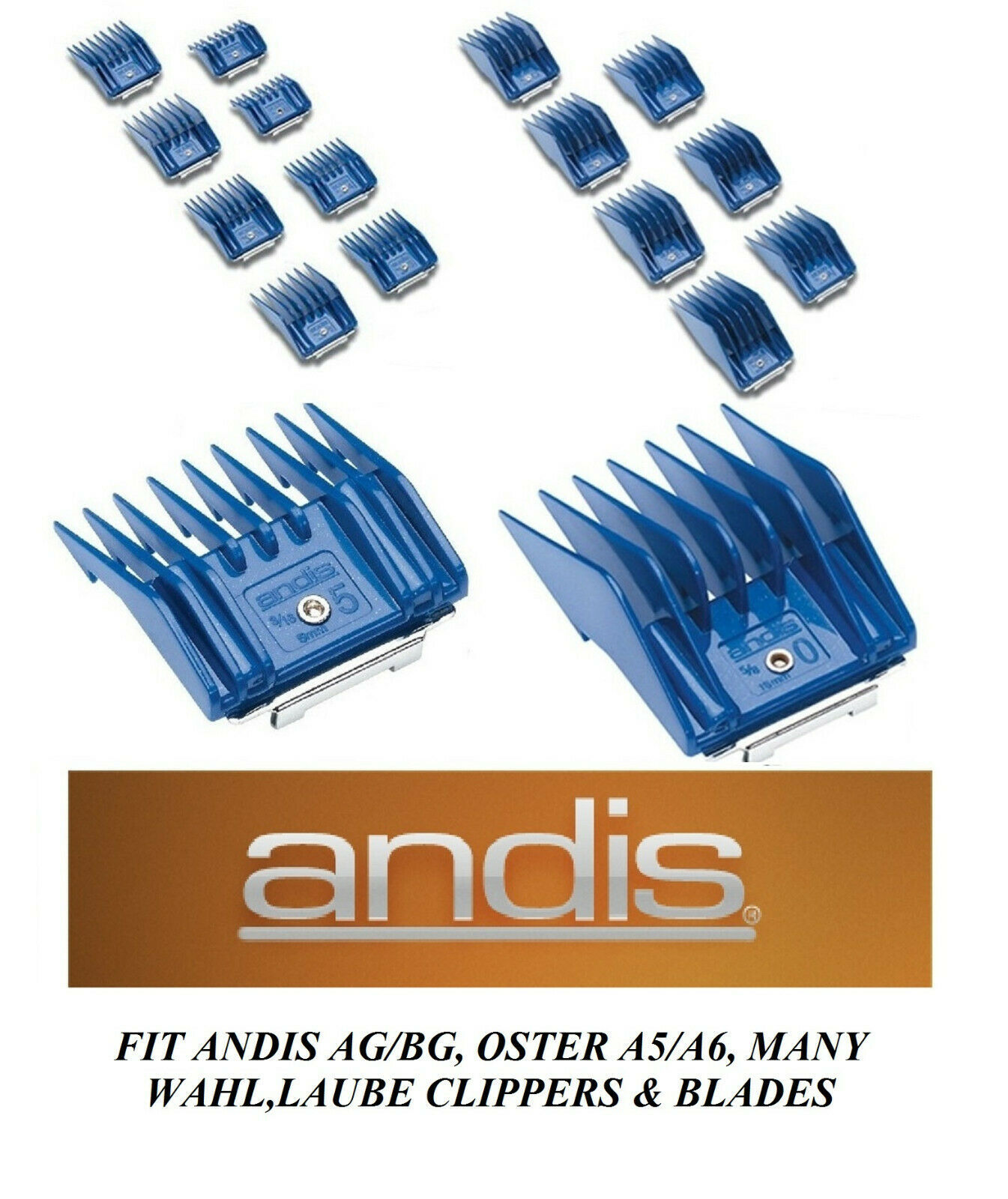 ANDIS ATTACHMENT Guard Guide Blade COMB*Fit Oster A6/A5,Many Wahl,Laube Clipper