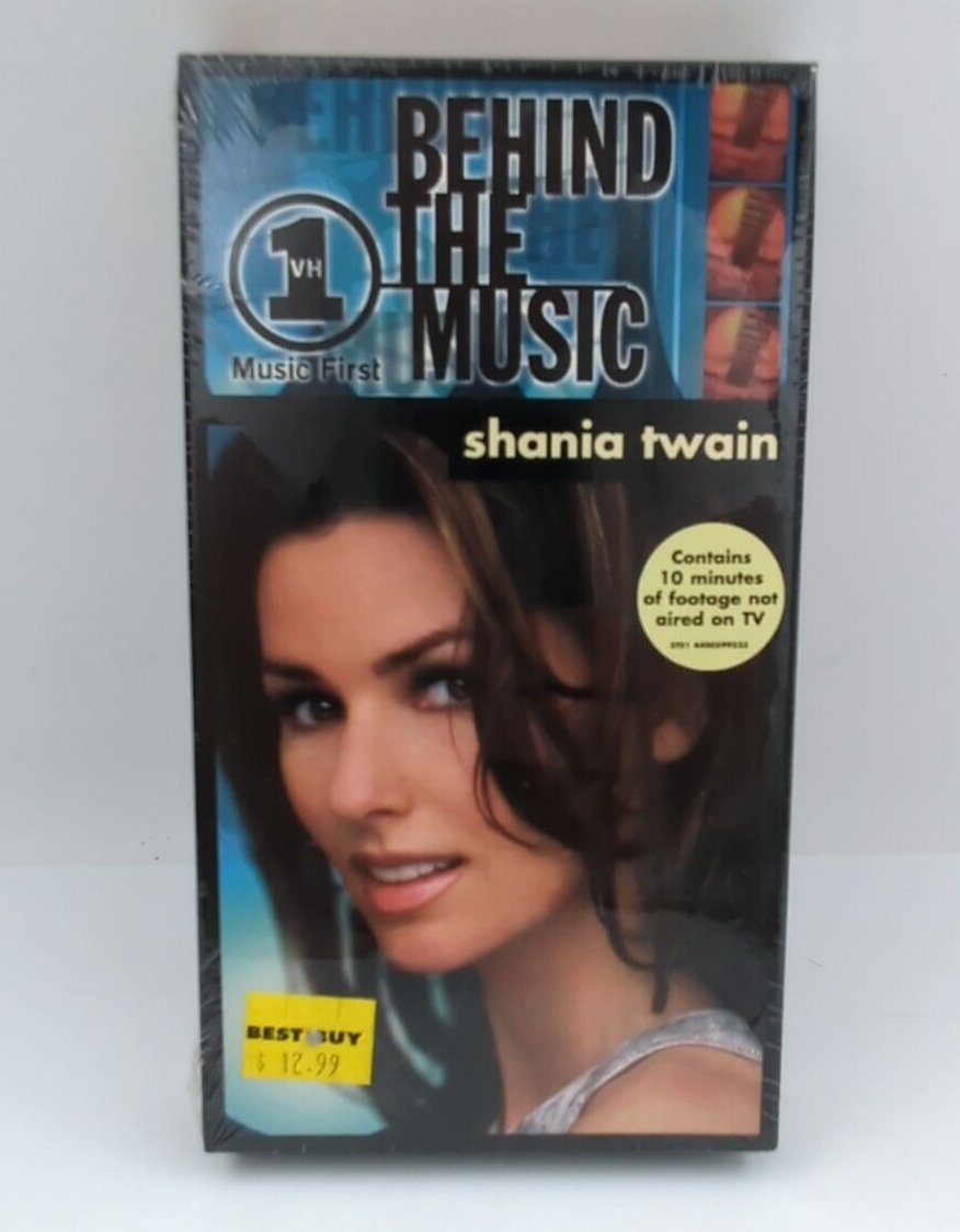 Shania Twain VHS VH1 Behind The Music First Home Video Tape 1999 ...