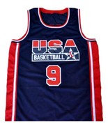 Michael Jordan Custom Team USA Basketball Jersey Navy Blue Any Size - $34.99+