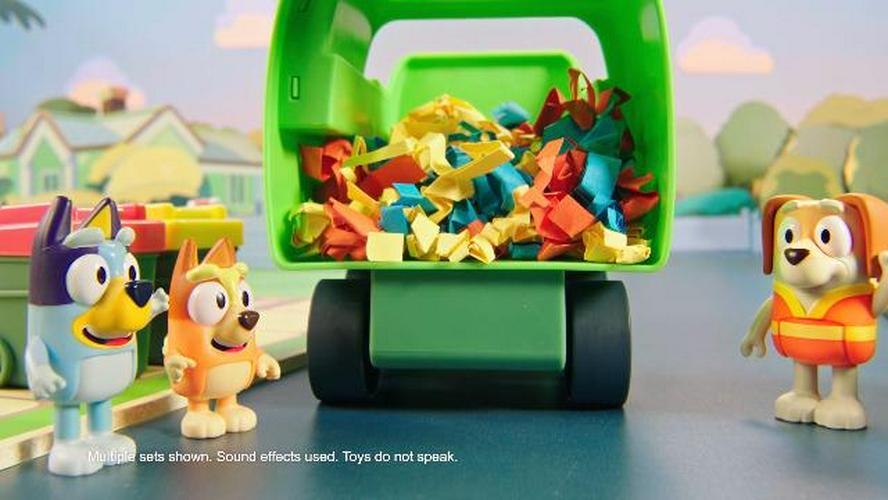 bluey garbage truck toy bluey garbage truck toy