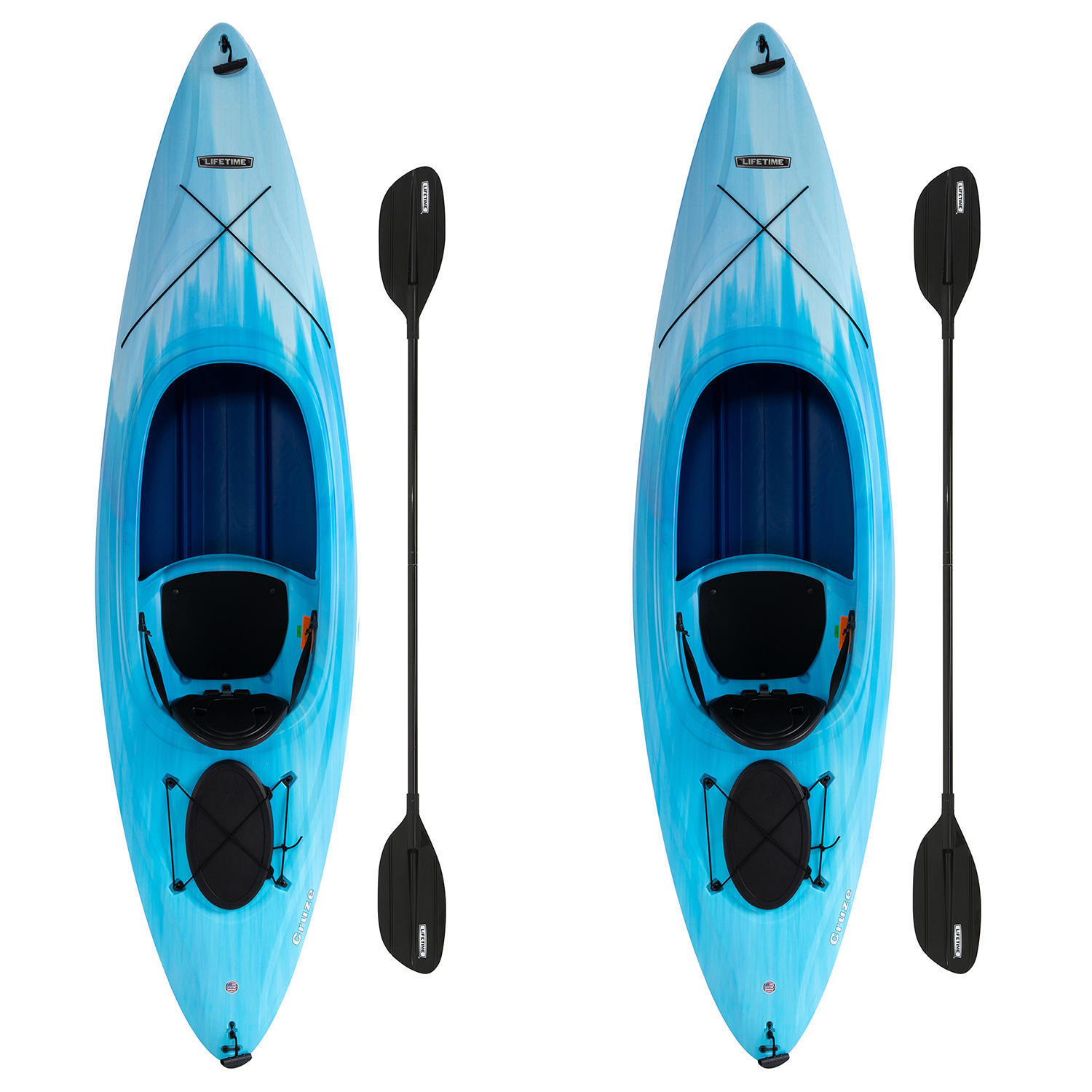 Lifetime Cruze 100 SitIn Kayak, 91068 (2 Pack) Other