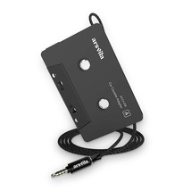 Car Audio Cassette To Aux Adapter With Upgrade 3.5 Mm Aux Plug, Auxili - $14.99