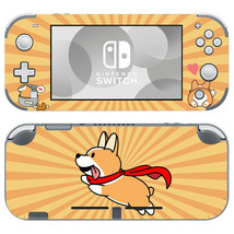 Nintendo Switch Lite Console Skin Decals Stickers Corgi Cute Puppy Kawaii Vinyl - $9.60