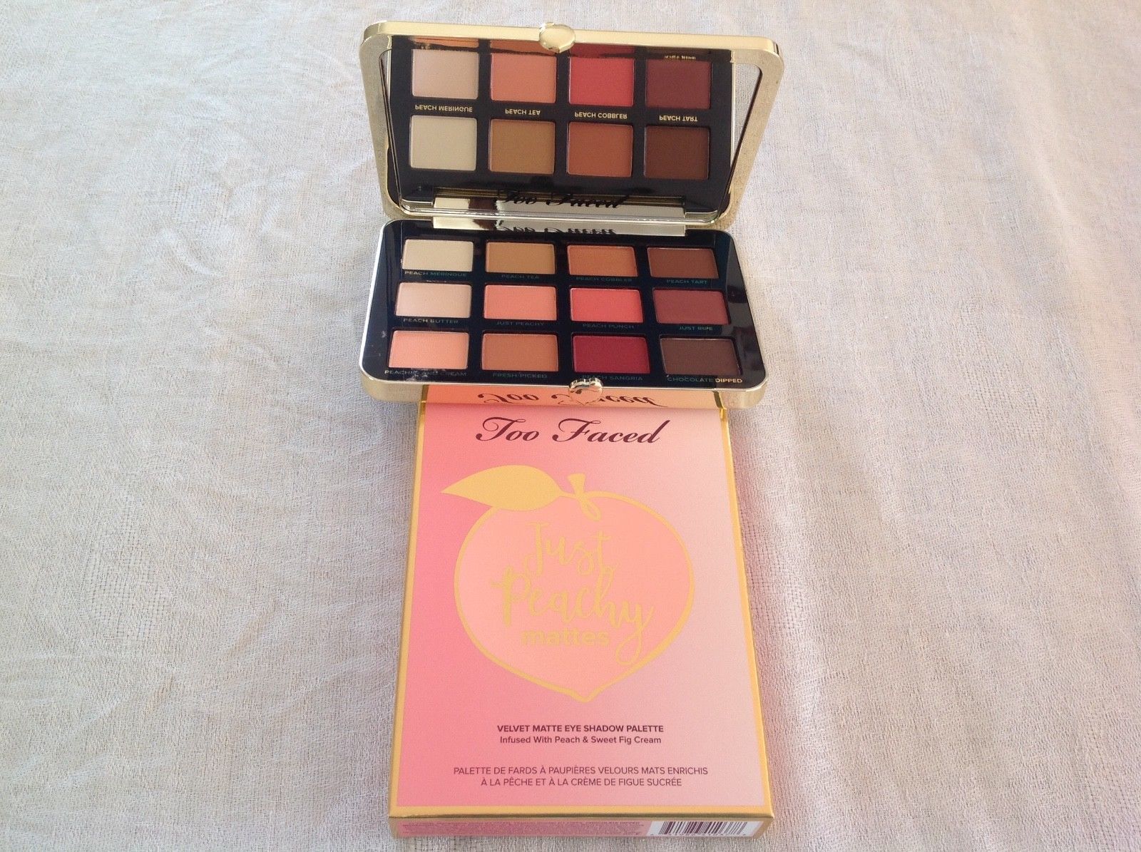 Too Faced Just Peachy Mattes Eyeshadow Palette Review