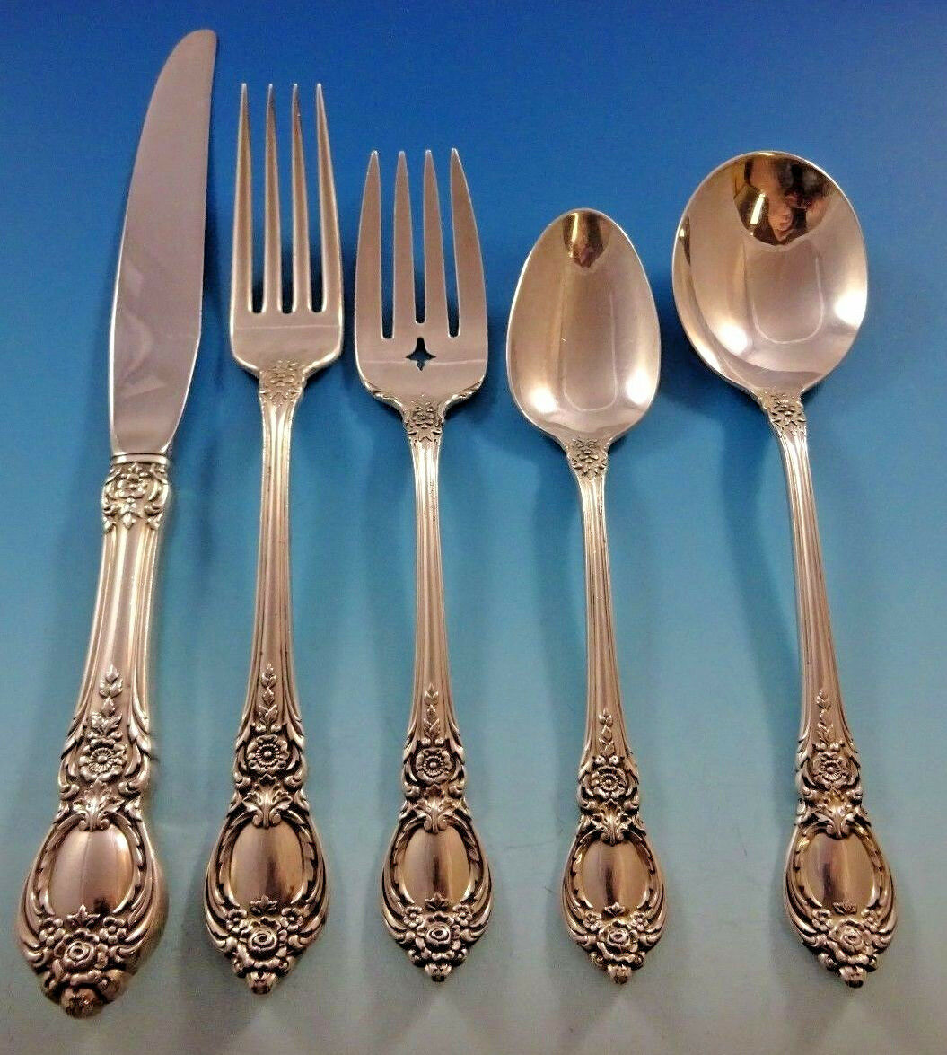 Primary image for Stanton Hall by Oneida Sterling Silver Flatware Set For 8 Service 43 Pieces