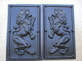 Giant 19x34x2 Mold Makes Medieval Celtic Plain Rope Trim Plaster Cement Wall Art image 2