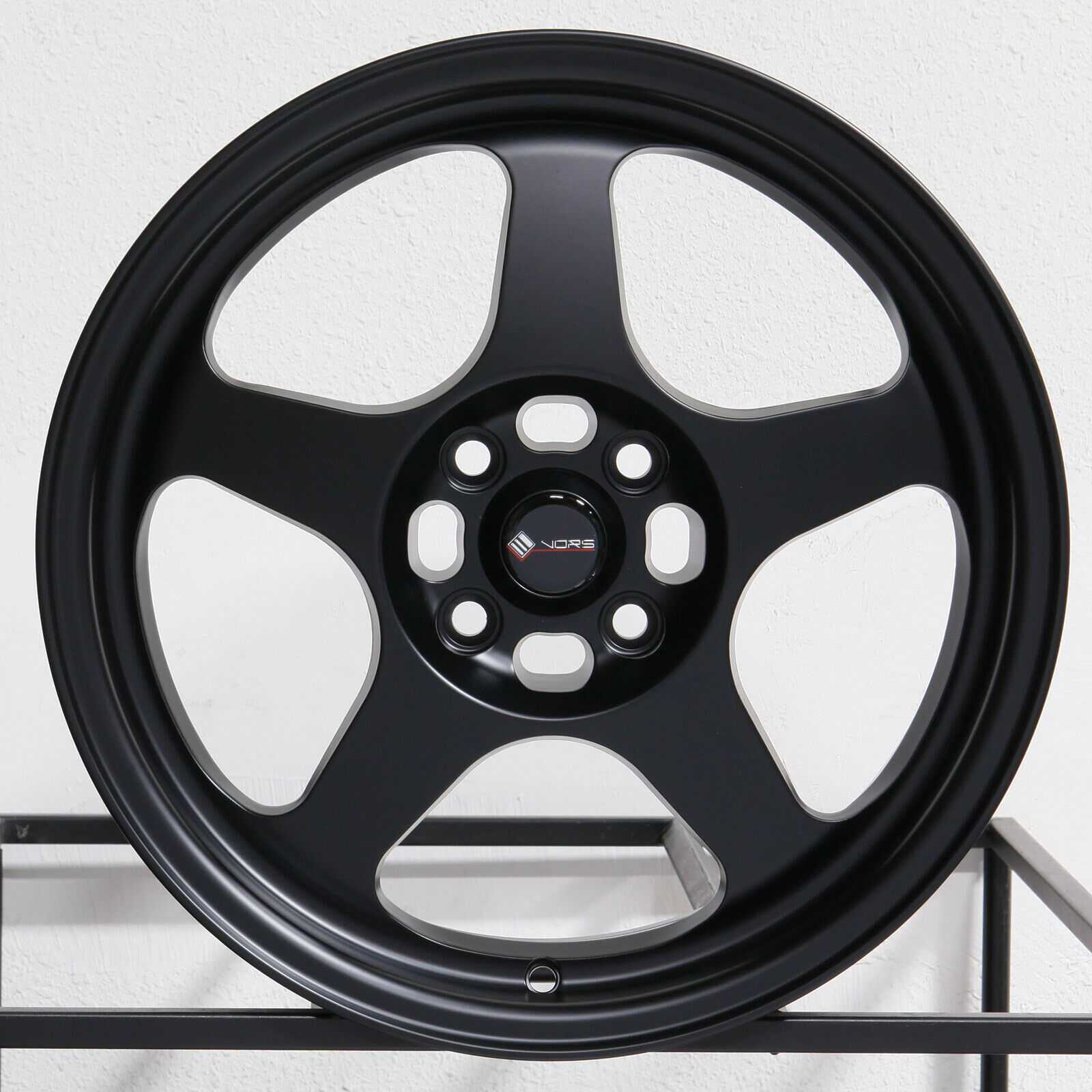 One 16x7 Vors SP1 4x100/4x114.3 38 Matte Black Wheel Rim 73.1 - Wheels