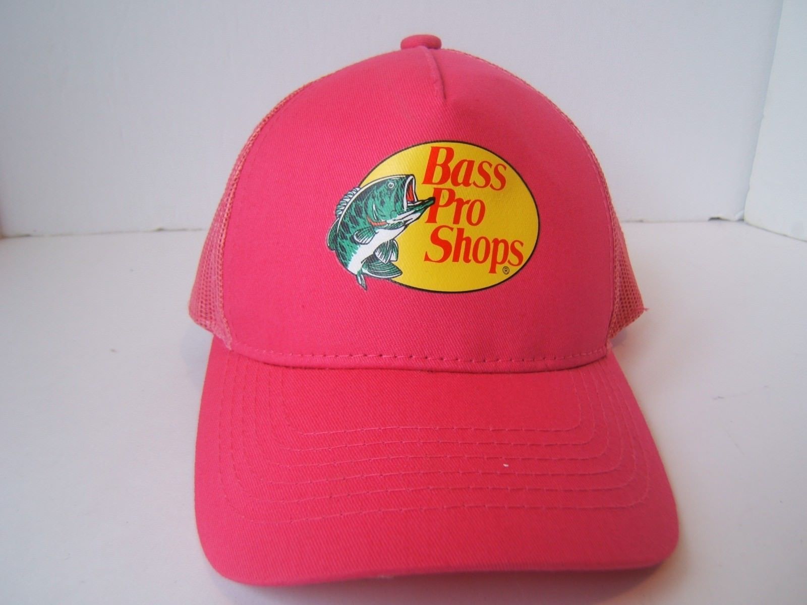 Bass Pro Shops Youth Hat Pink Snapback Trucker Cap Hats