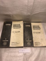 1998 Chevy Corvette Shop Service Repair Manual Original GM Preliminary Bk# 1&2 - $24.75