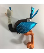 Disney Store Plush Merc Miles Tomorrowland Blue Brown Ostrich 18&quot; Tall Toy - $11.88