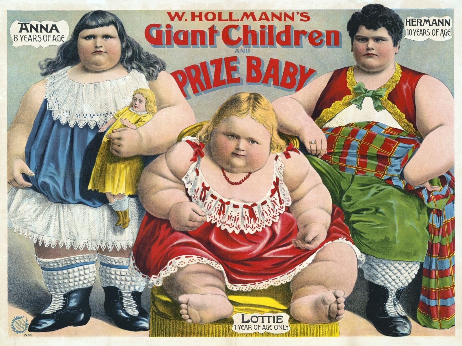 Wall Decoration Poster.Room art design.Circus fat obese girls act.Decor.11715