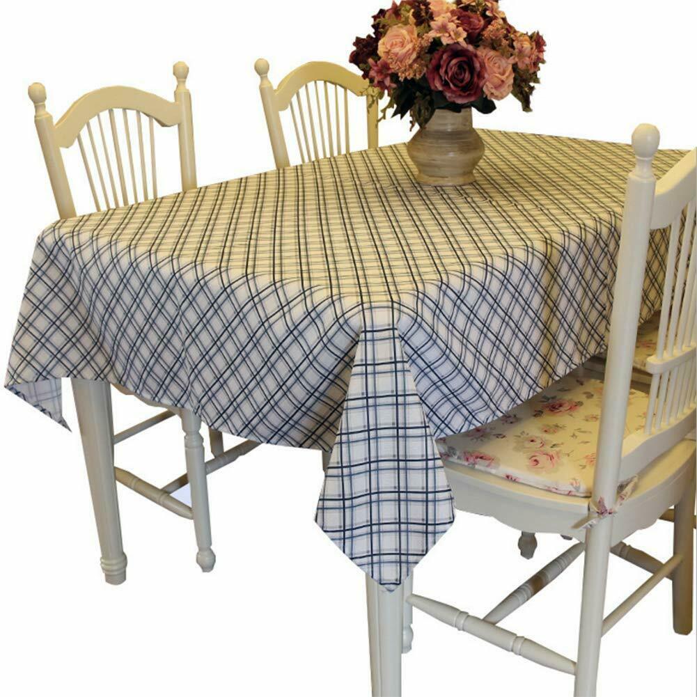 Nice Shabby Chic French Country Farmhouse Blue Plaid 55