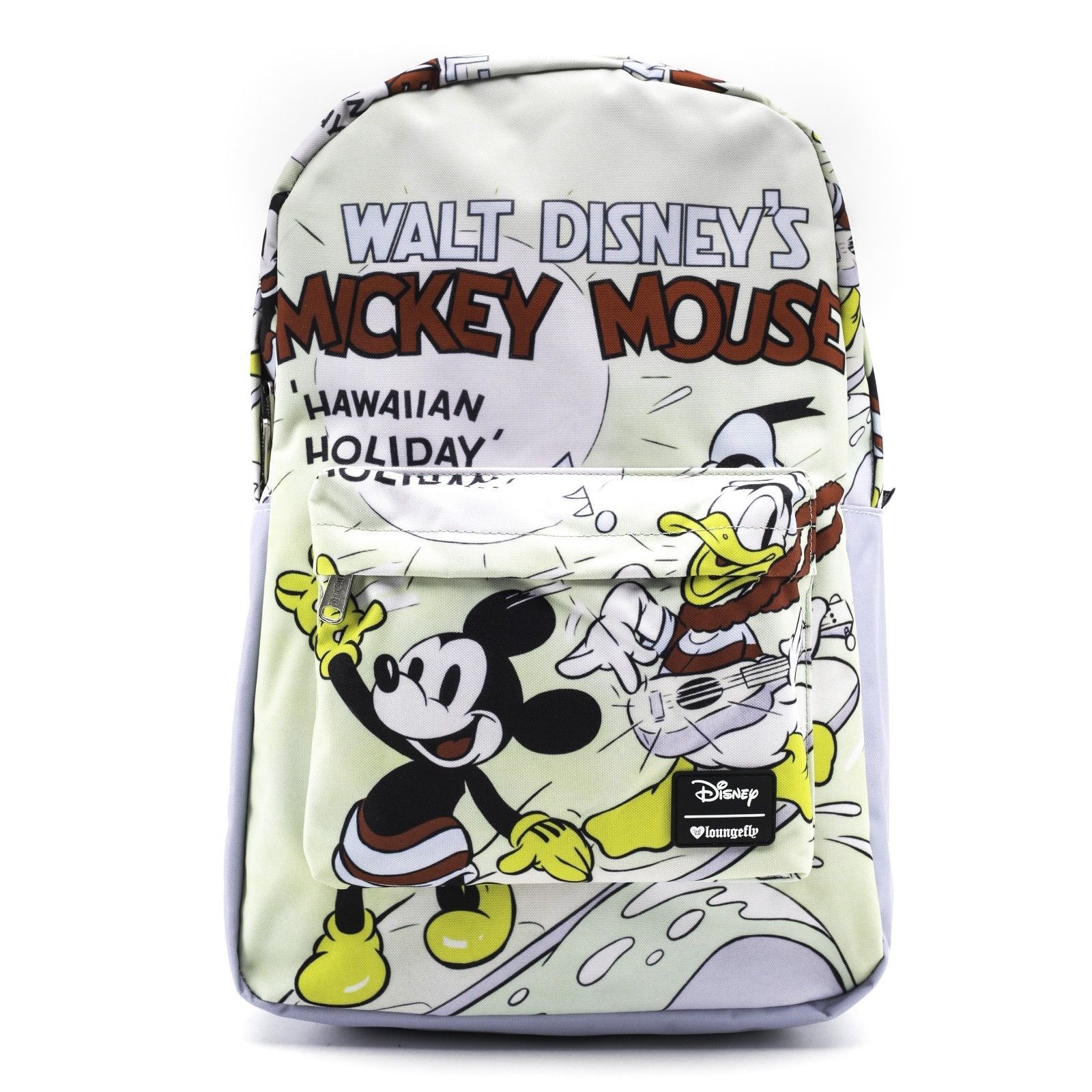 Loungefly Disney Mickey Mouse Donald Duck Hawaiian Holiday Backpack