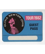 1982 Olivia Newton-John Guest Backstage Pass - $19.79