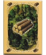 Catan Board Game Wood Image LICENSED Refrigerator Magnet NEW UNUSED - $3.99