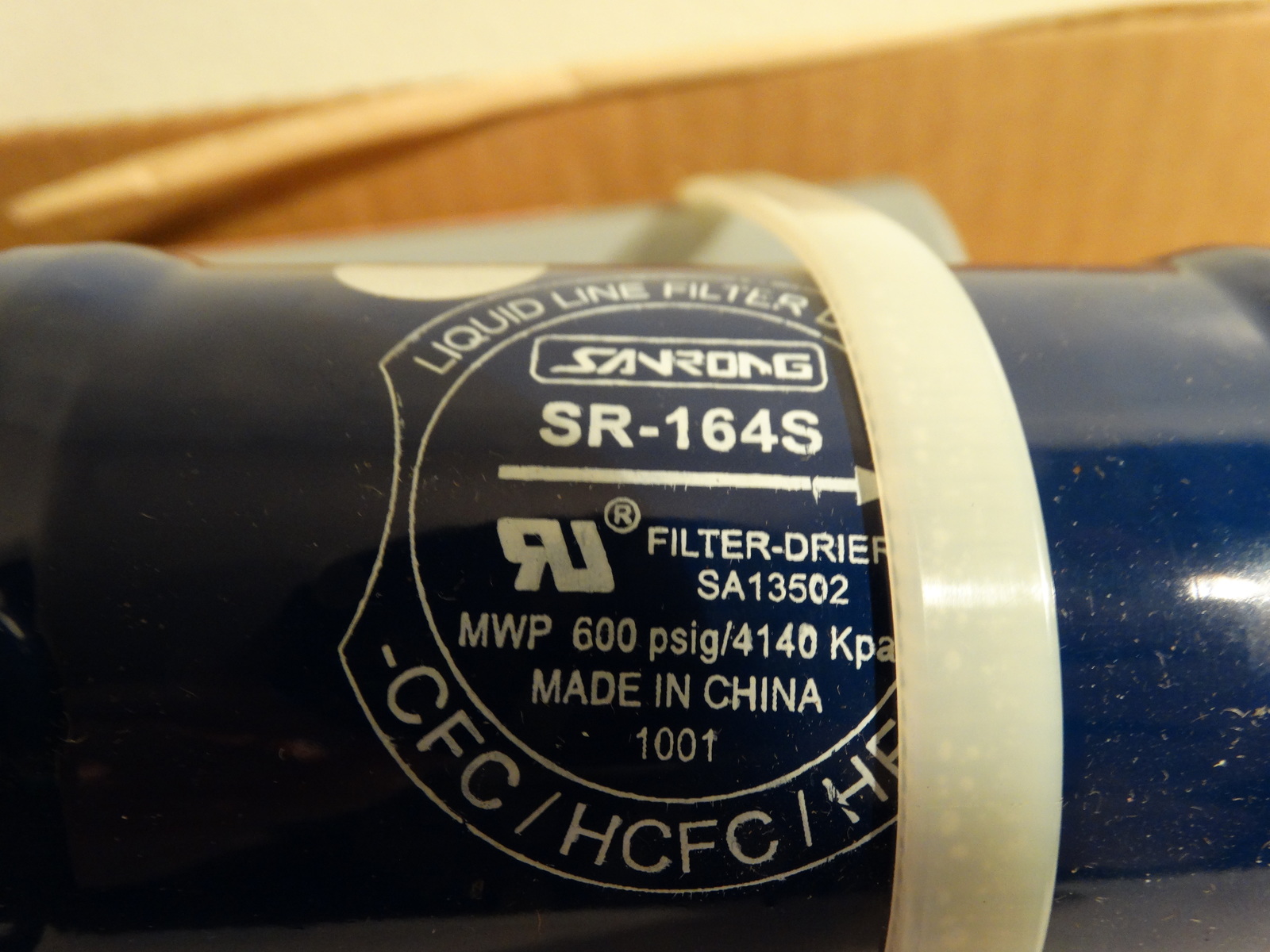 Raypak H000005 Filter DRIER, Muffler RECEIVER 3"KIT Pool Heat Pump