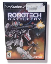Robotech Battlecry (PlayStation 2 PS2 2002) Black Label CIB Complete - EXCELLENT - $11.74