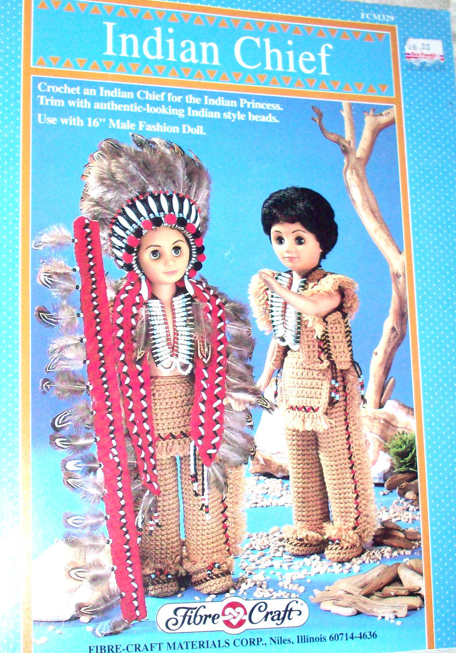 fibre craft indian princess doll