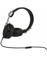 New WeSC Bass DJ Unisex Headphones with Microphone - Black/Silver One Si... - $44.25