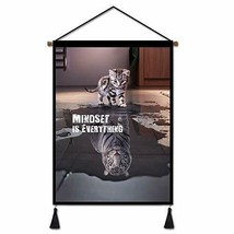 Mindset is Everything Canvas Wall Art Motivational Hanging Poster Inspirational - $29.69