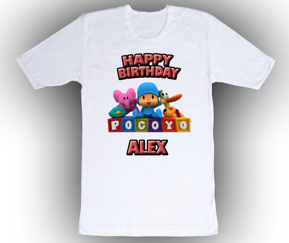 pocoyo birthday t shirts