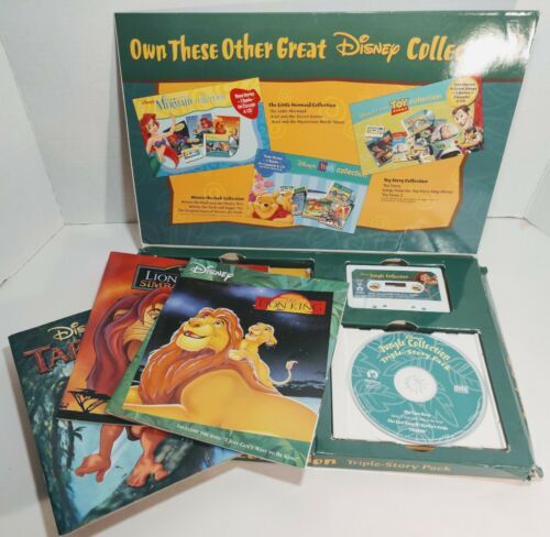 Disney's The Jungle Book CD Cassette Collection W/ 3 books CD Cassette ...