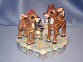 Rudolph &amp; Clarice Figurine by Jim Shore. - $90.00