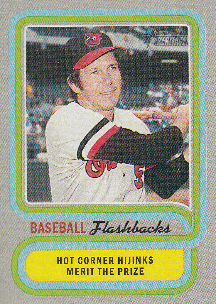 Brooks Robinson 2019 Topps Heritage Baseball Flashback ...