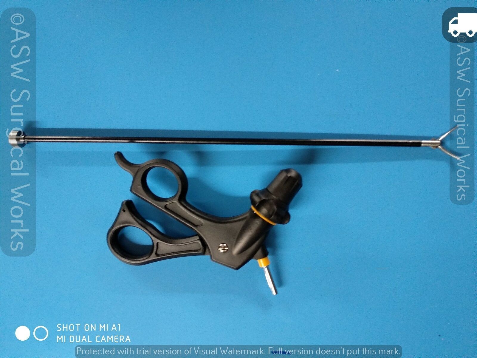 5 mm Laparoscopic Maryland Dissector Flat Long Jaw Curved Forceps